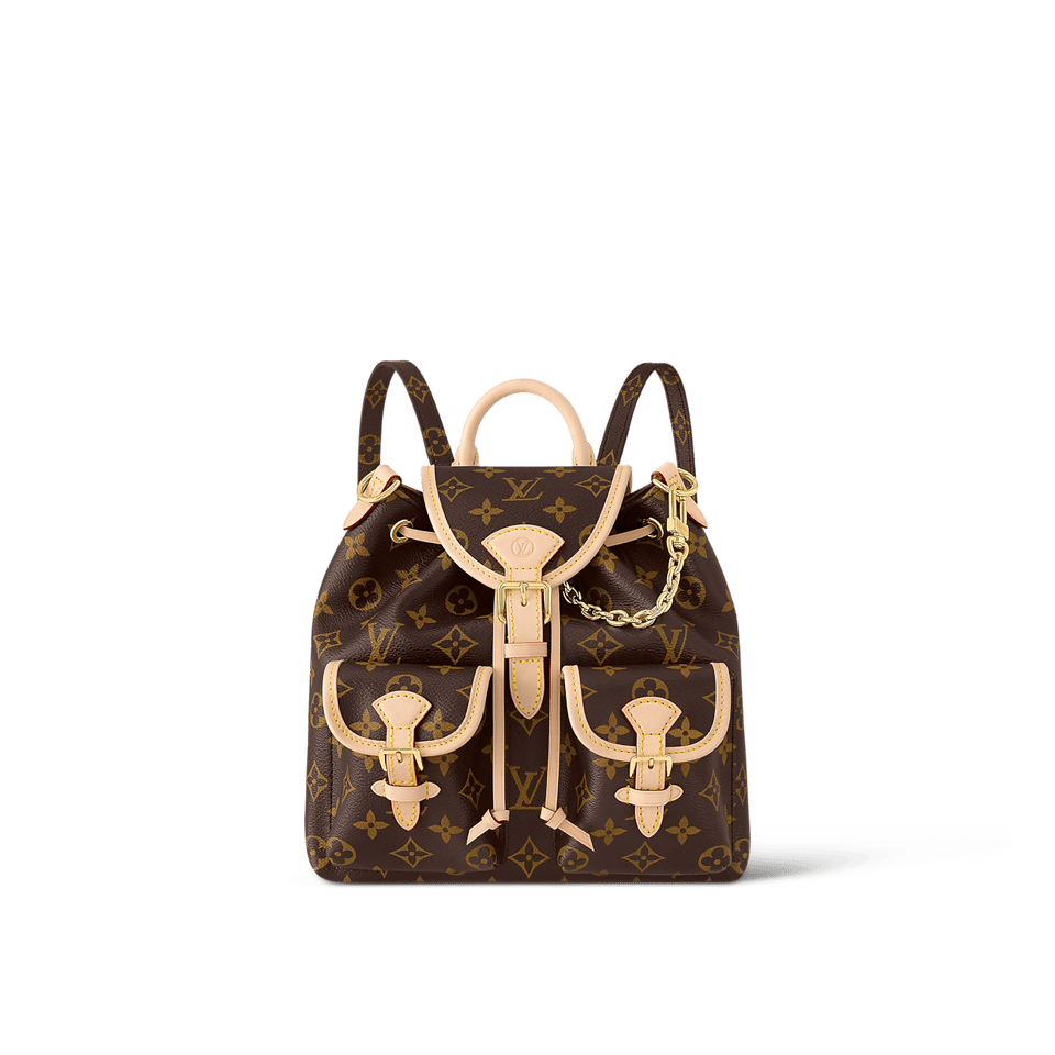 Louis Vuitton Excursion Monogram Backpack Brown 23Cm M46932