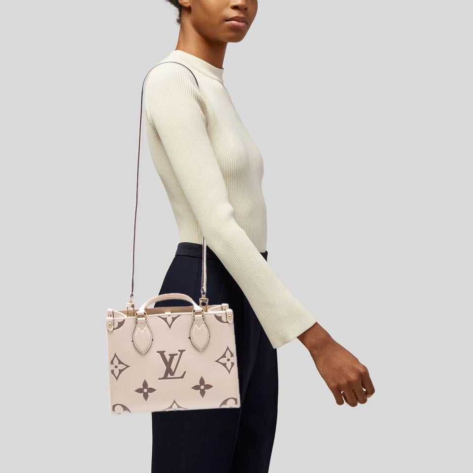 Louis Vuitton Empreinte Onthego Pm White 25Cm M45654 view 11