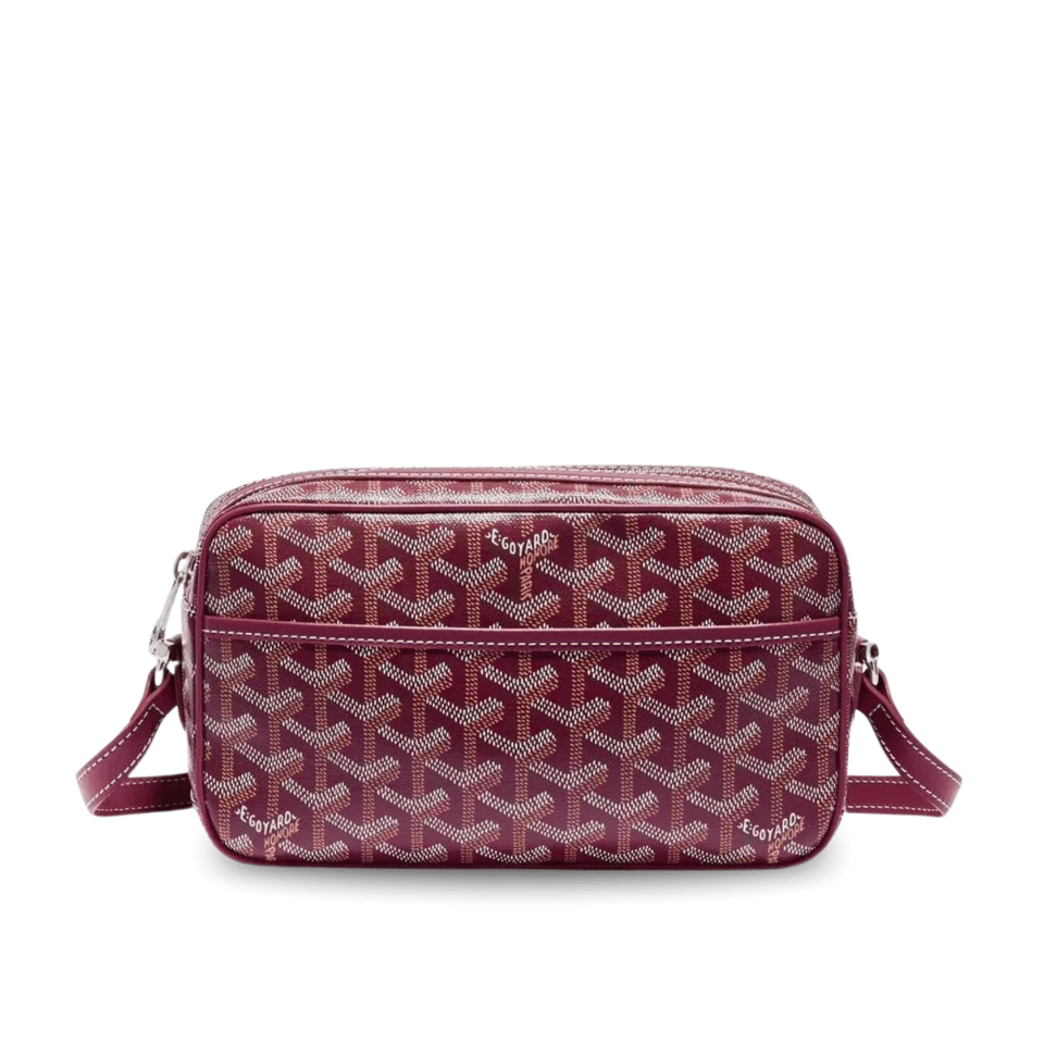 Goyard Cap-Vert Pm Bag 23X8X14Cm Burgundy Canvas