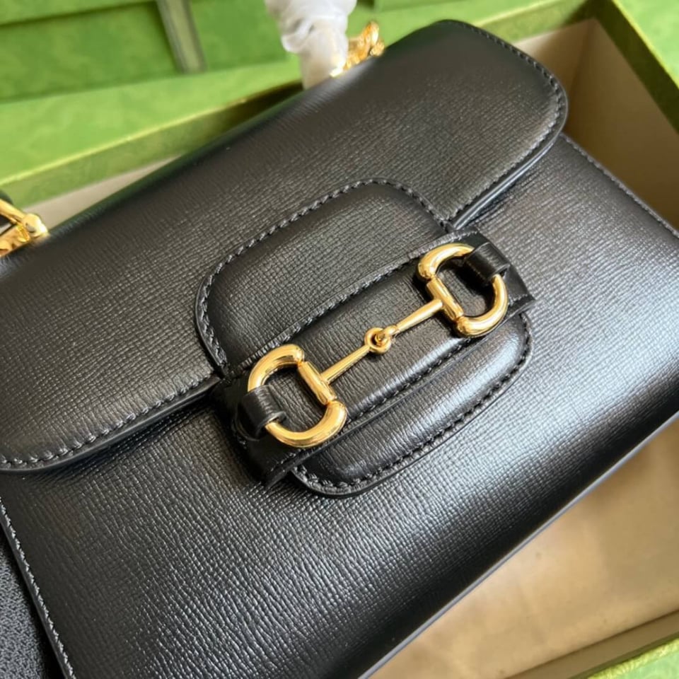 Gucci Horsebit 1955 Leather Top Handle Bag view 7