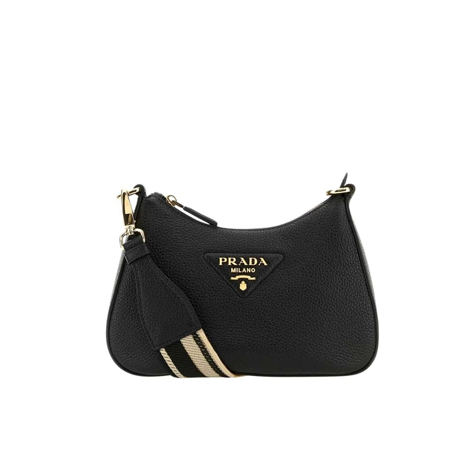 Prada Hobo Bag Black 23Cm view 2