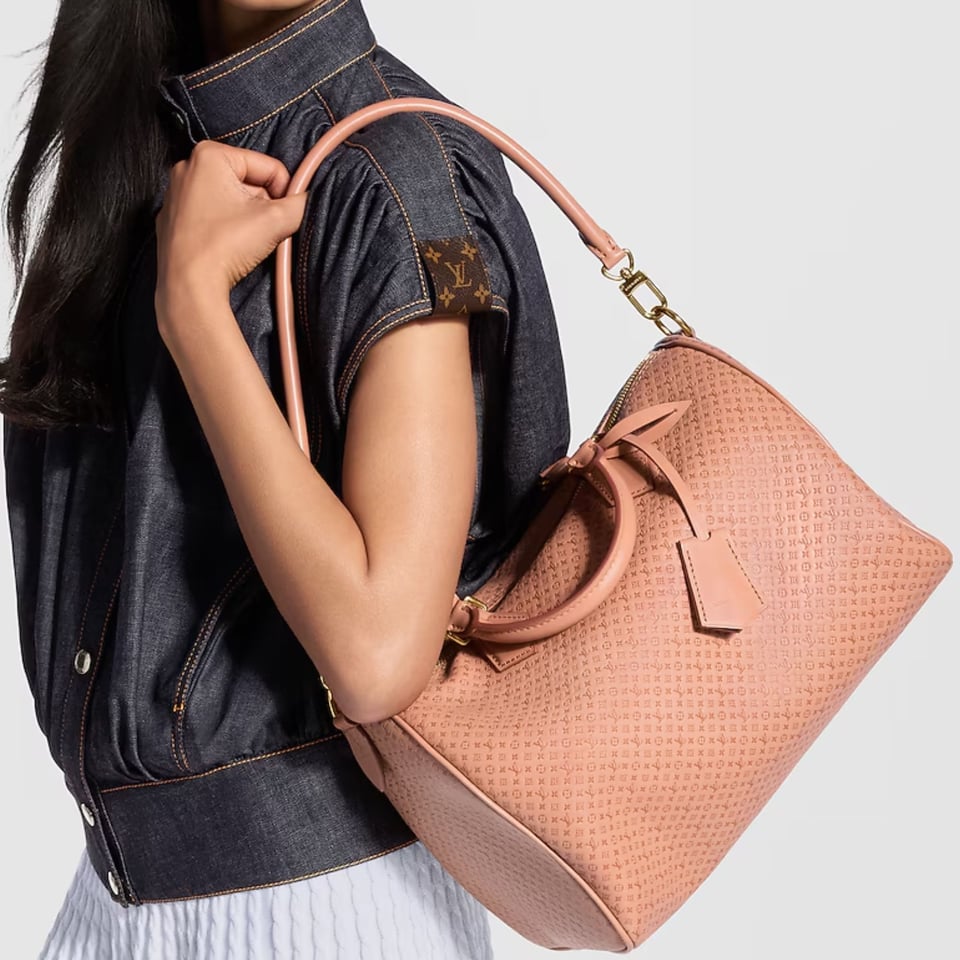 Louis Vuitton Speedy Soft 30 Bag Chestnut Color 30cm M28522 view 11