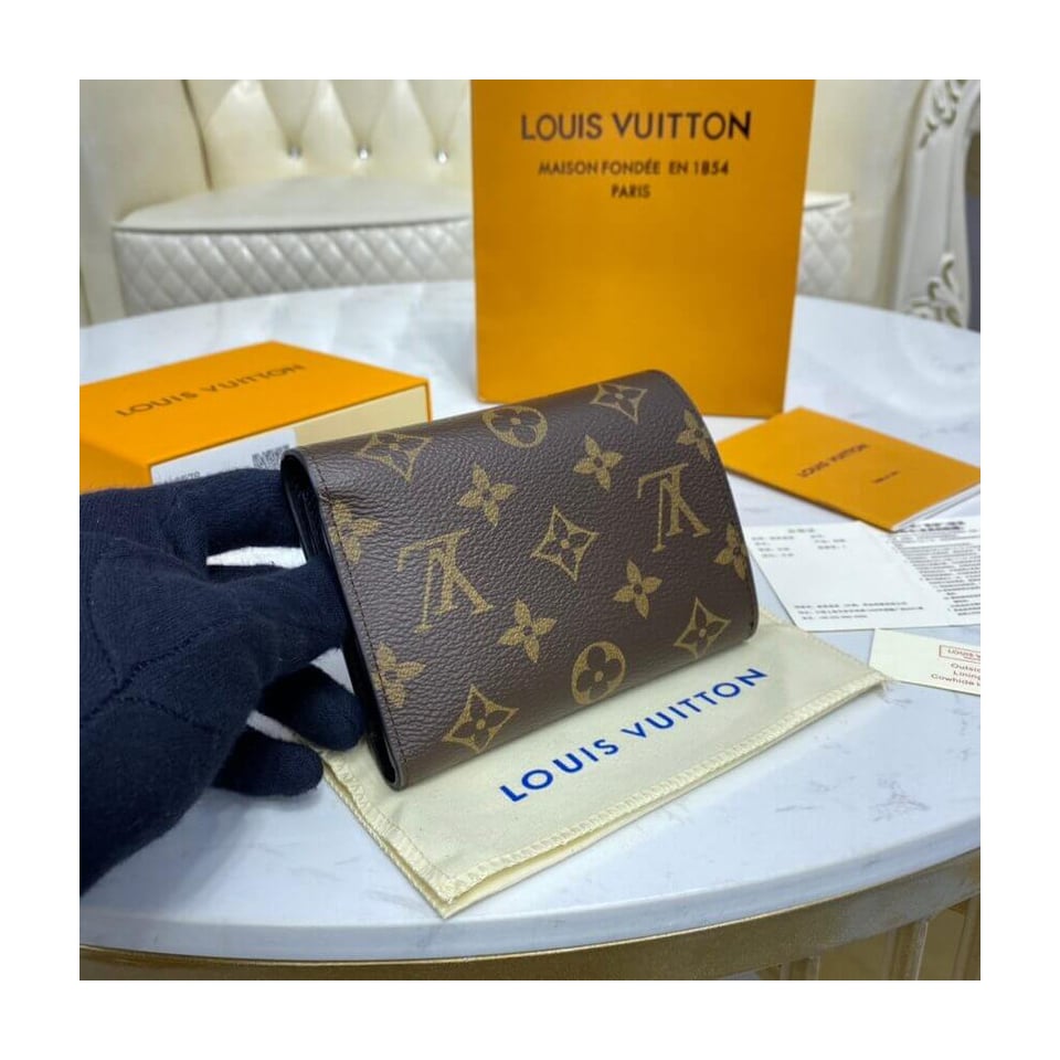 Louis Vuitton Flower Compact Wallet Black view 5