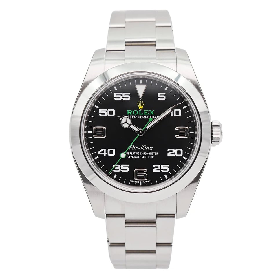 Rolex Air-King 38mm Black Dial 116900 view 2