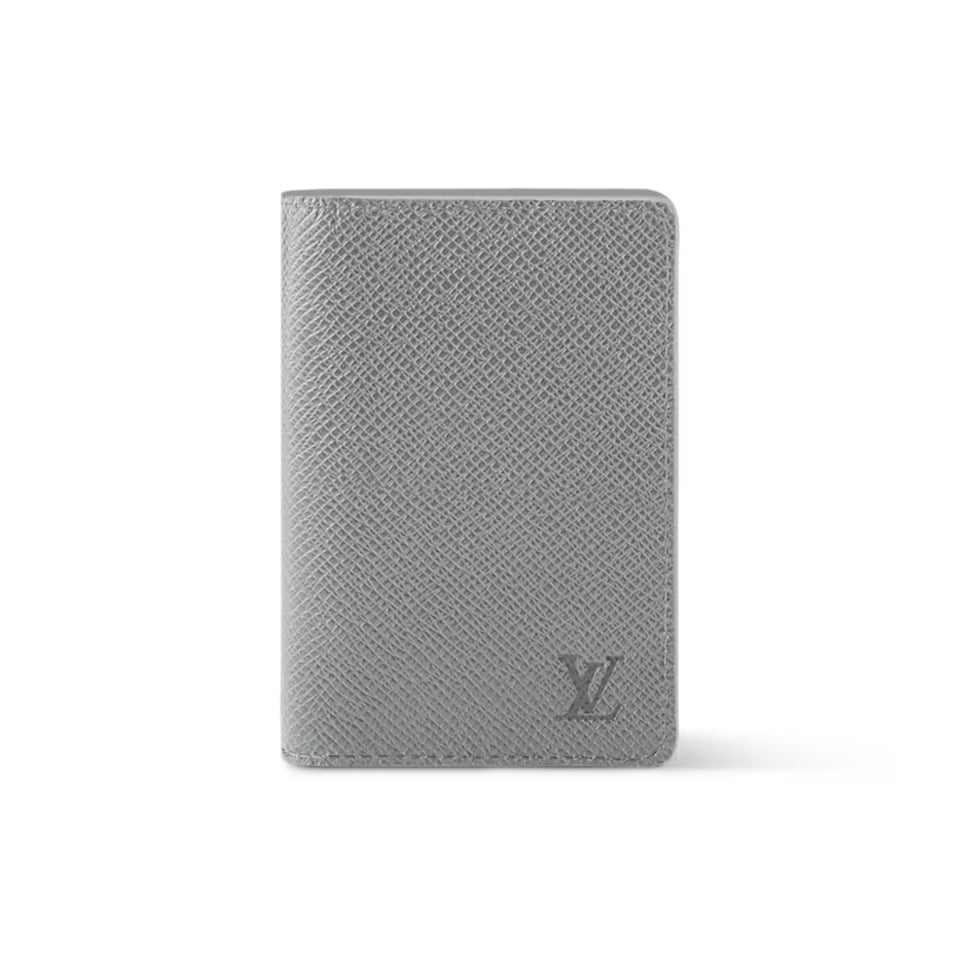 Louis Vuitton Pocket Organizer 7.5cm Glacier Gray/Navy Blue M25878