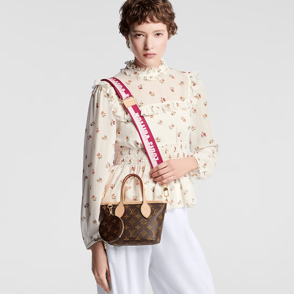 Louis Vuitton Neverfull BB Peony Pink 23.8cm M46786 view 10