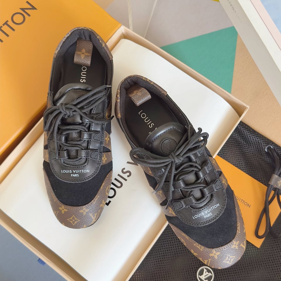 Louis Vuitton Sneakerina Monogram Canvas Brown – Ballet- Women’s Hybrid Sneakers view 6