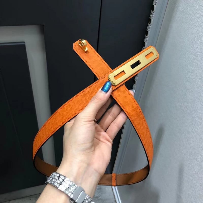 Hermes O’Kelly 24 Belt H07960 Orange view 2