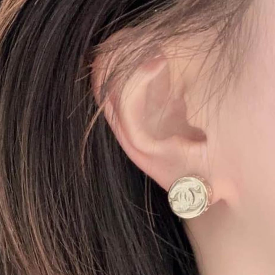 Chanel Gold Mini Earrings view 4