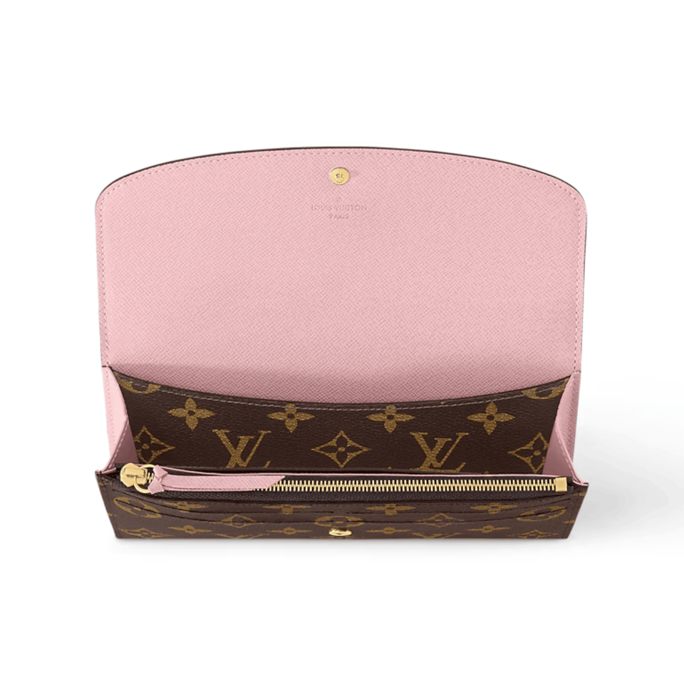 Louis Vuitton Rose Ballerine Emilie Wallet For Women 19cm M61289 view 4