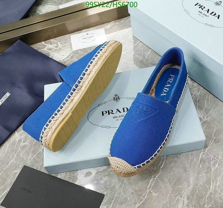 Prada Cotton Drill Espadrilles Blue 1S839M3Lkef0013F020 view 5