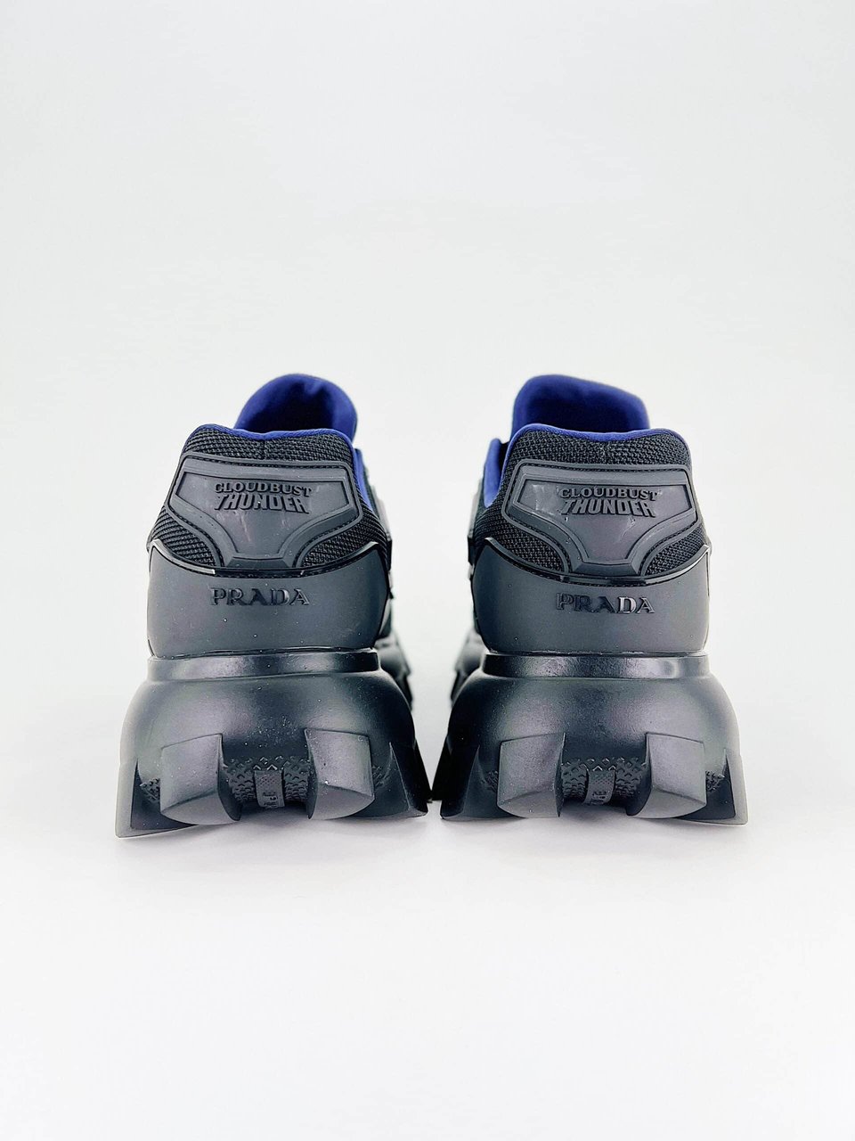 Prada Cloudbust Thunder Low Top Sneakers In Fabric Iridescent view 5