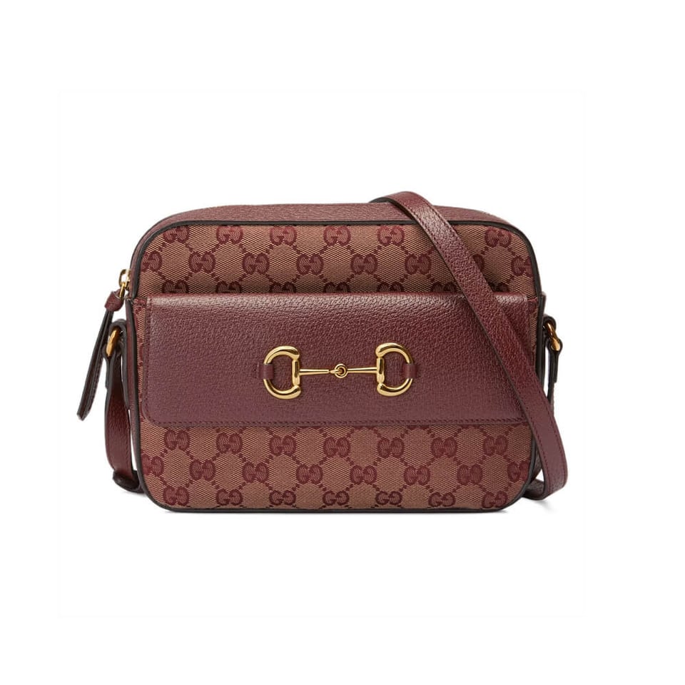 Gucci Horsebit 1955 Small Bag in Burgundy view 2