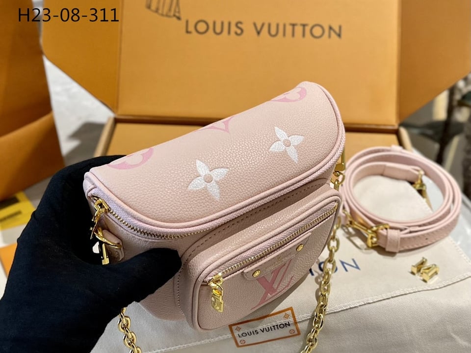 Louis Vuitton Mini Bumbag Pink 18Cm M82347 view 5