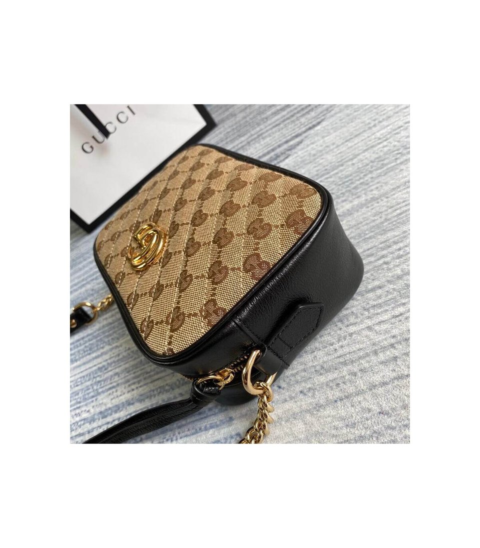 Gucci GG Canvas Matelasse Mini Bag Black view 5