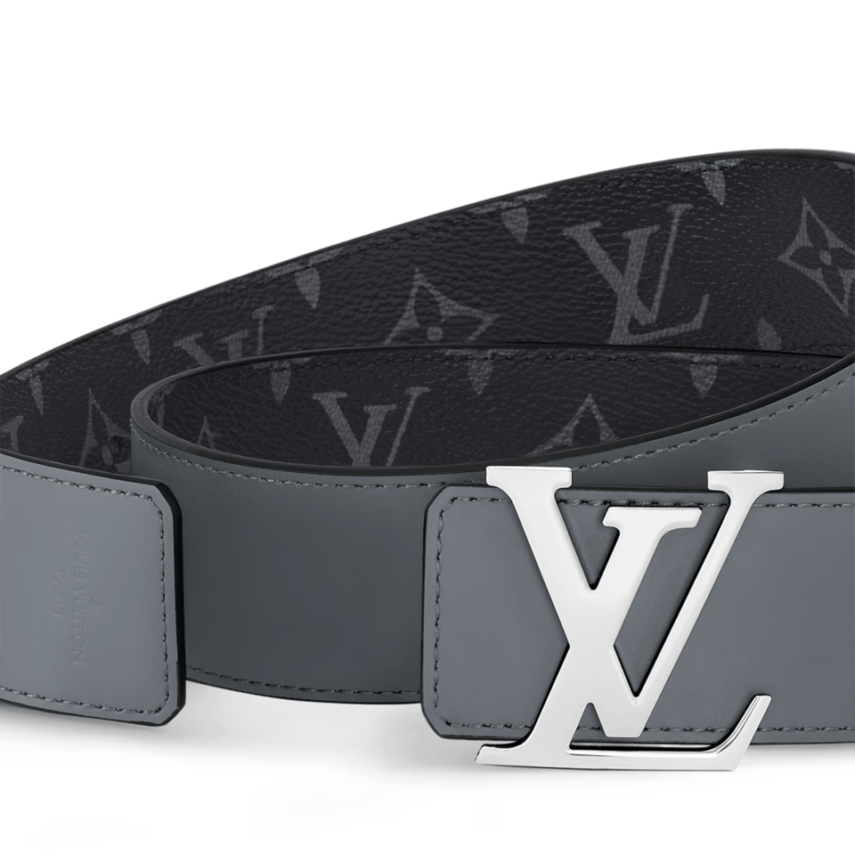 Louis Vuitton LV Silver Initiales 40mm Reversible Men Belt M0535V view 4