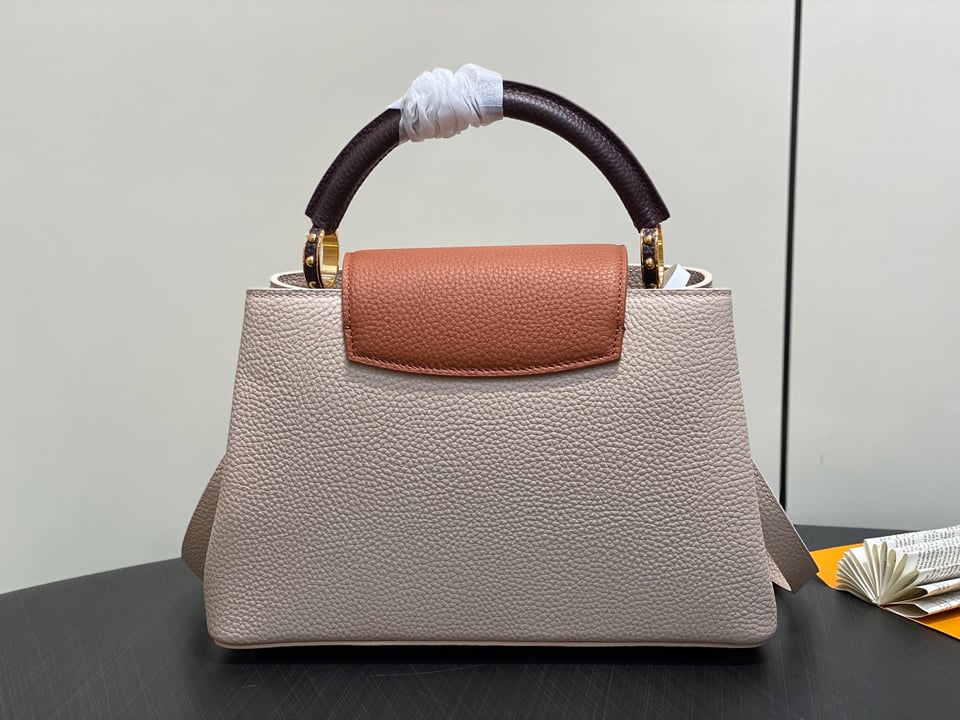 Louis Vuitton Capucines MM M12956 Gray 31.5cm/ 12.2in view 11