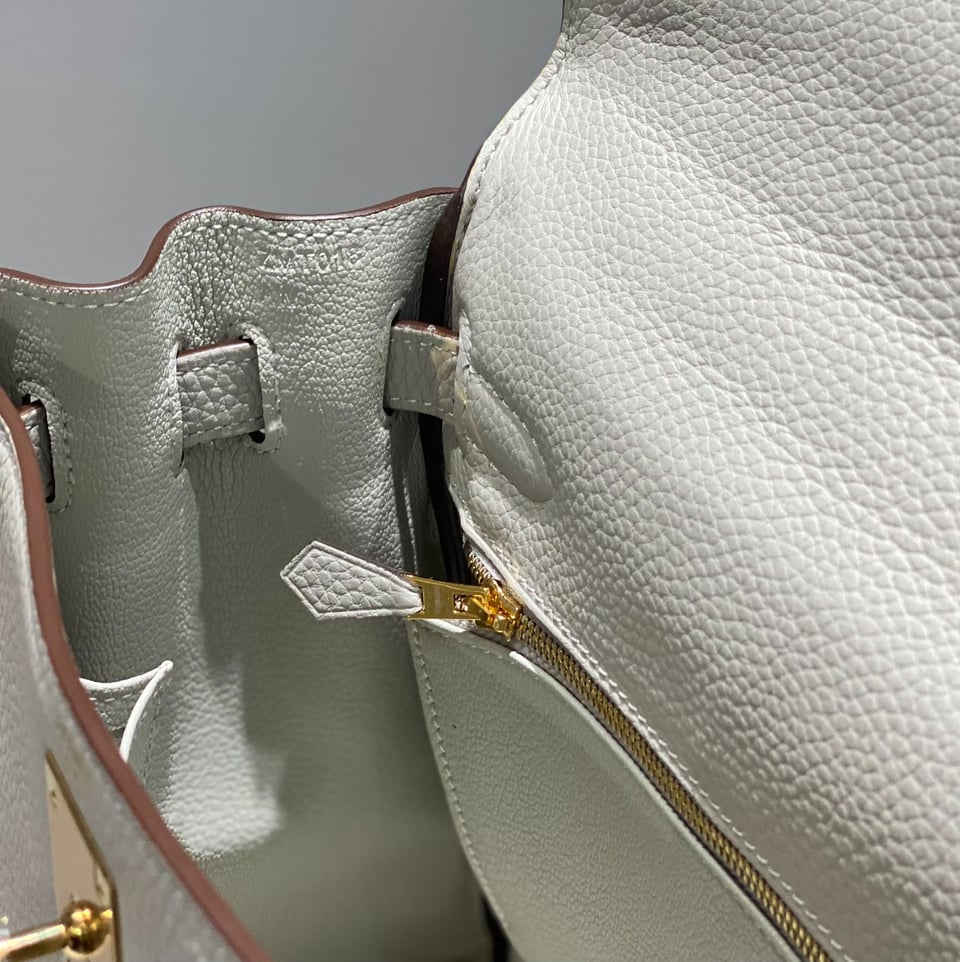 Hermes Kelly 25 Bag In Gris Perle Epsom Leather For Women 25cm/10in view 3