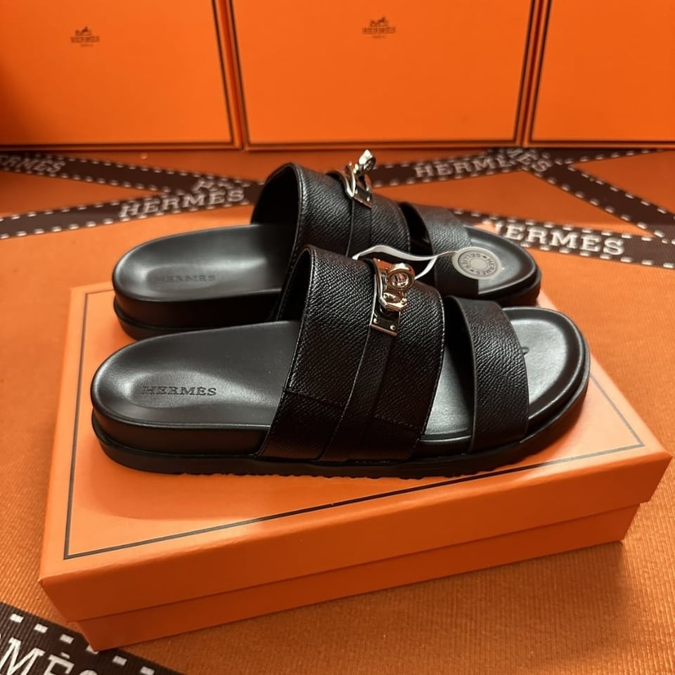 Hermes Jackson Sandal Noir H242949Zh03420 view 5
