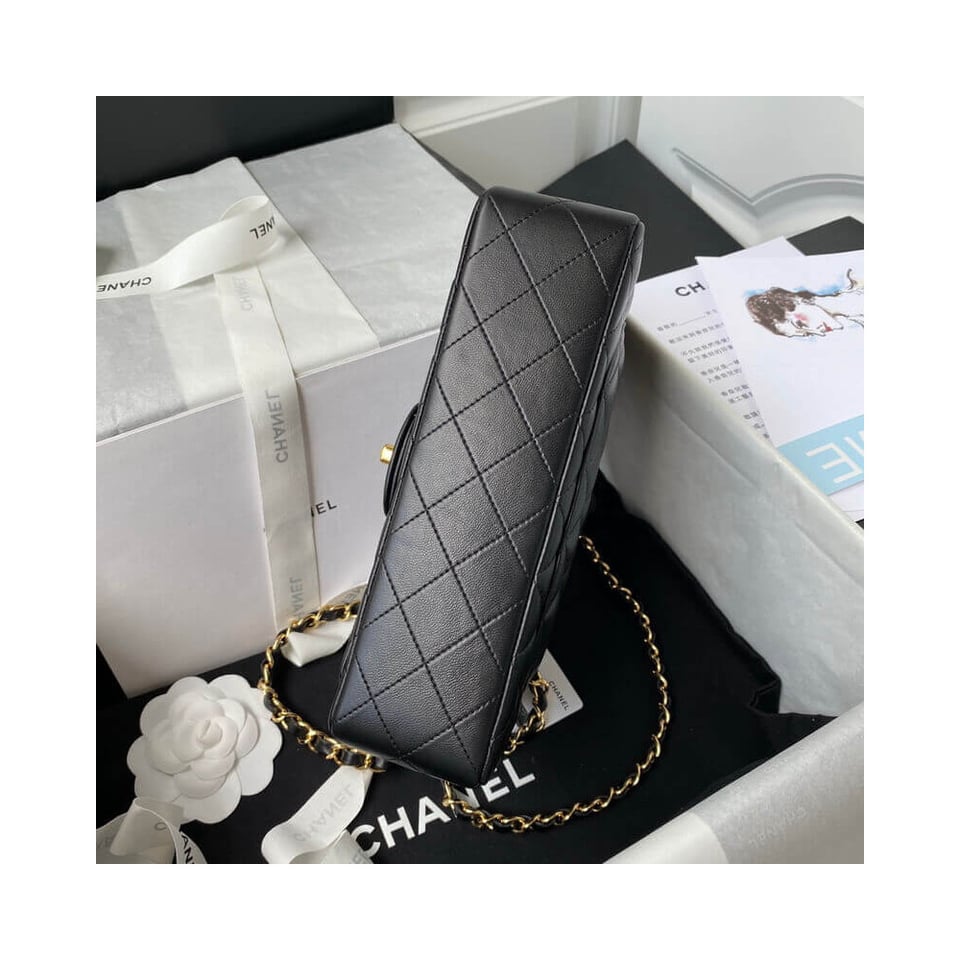 Chanel Lambskin Small Double Flap Bag 23cm view 11