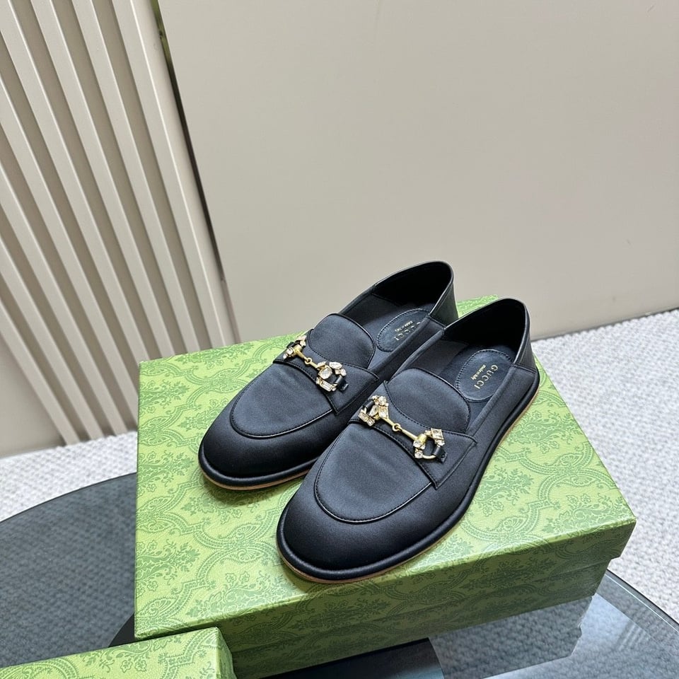 Gucci Women’S Horsebit Loafer With Crystals Black 759780 Knd90 1000 view 8