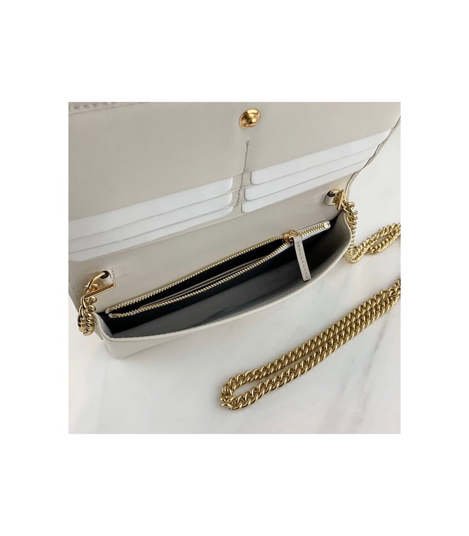 Gucci 1955 Horsebit Wallet With Chain White 19cm view 13