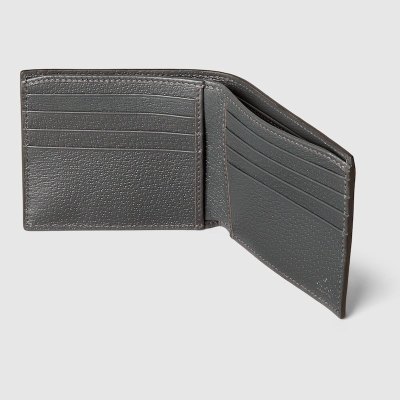 Gucci Grey Interior Bi-Fold Wallet Grey 4.3in/11cm For Men view 4