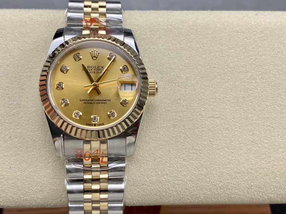 [SUPER CLONE] Rolex Datejust 31mm Champagne Dial Jubilee 278273 view 3