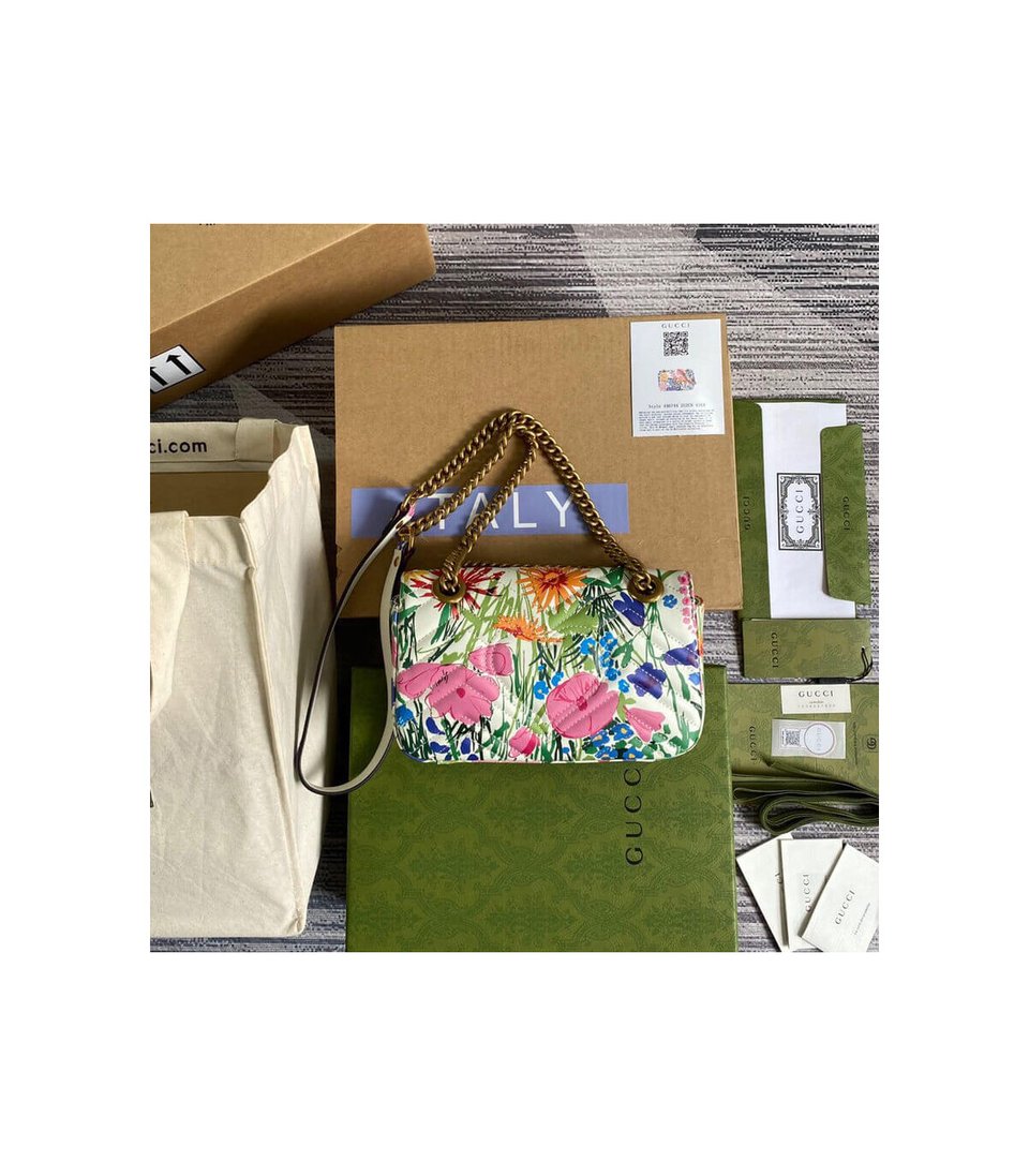 Gucci GG Marmont Ken Scott Print Mini Shoulder Bag view 5