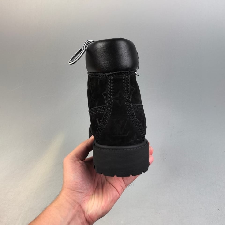 Louis Vuitton Lv X Timberland Boots Black 1Ad73B view 7