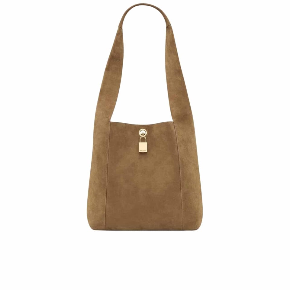 Saint Laurent Tanger In Suede Biscuit Brown 28Cm view 2