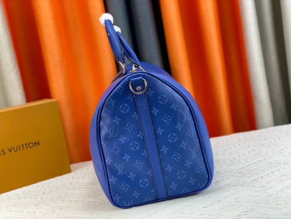 Louis Vuitton Keepall Bandouliere 50Cm Blue view 9