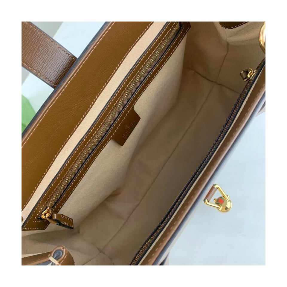 Gucci Jackie 1961 Medium Tote Bag in GG Supreme 30cm view 13
