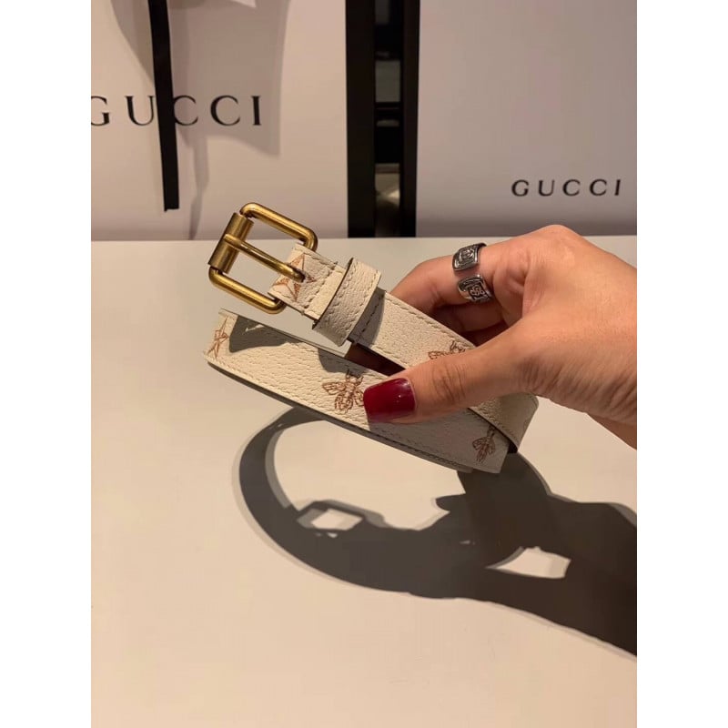 Gucci Belt With Bees And Stars Print 576178 view 6
