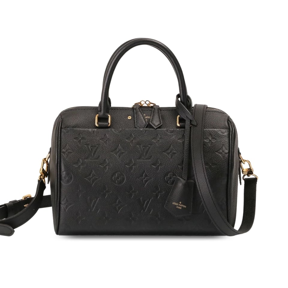 Louis Vuitton Speedy Bandouliere 25 Monogram Empreinte Black 25cm M42401 view 2