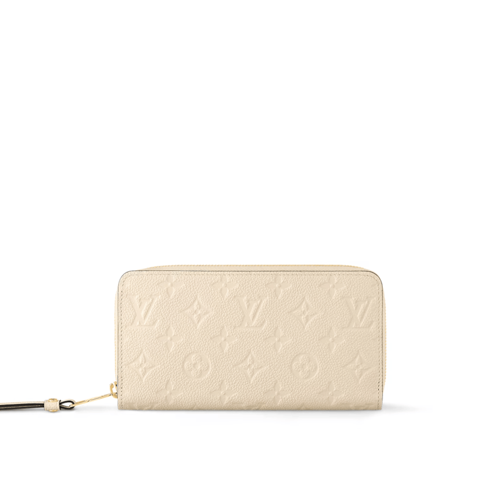 Louis Vuitton Monogram Empreinte Zippy Wallet Beige 19.5cm M82212 view 2