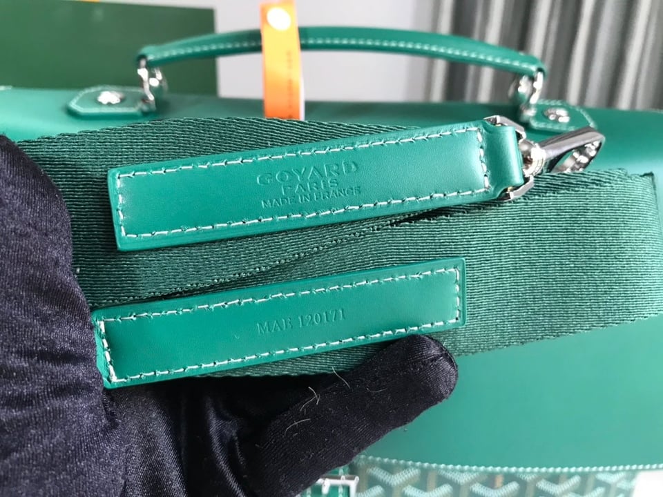 Goyard Citadin Bag 38Cm Green Canvas view 9