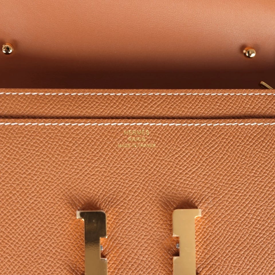 Hermes Constance To Go Wallet Gold 20cm view 10