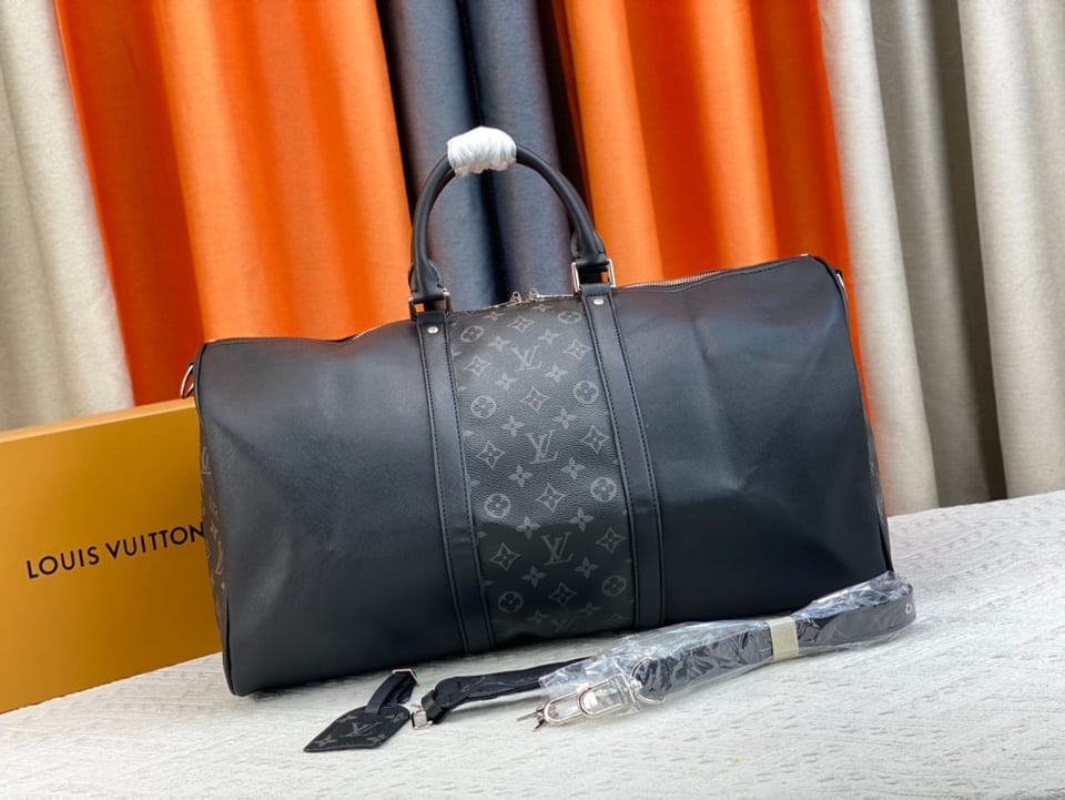 Louis Vuitton Keepall Bandouli Re 50Cm Black M59712 view 11