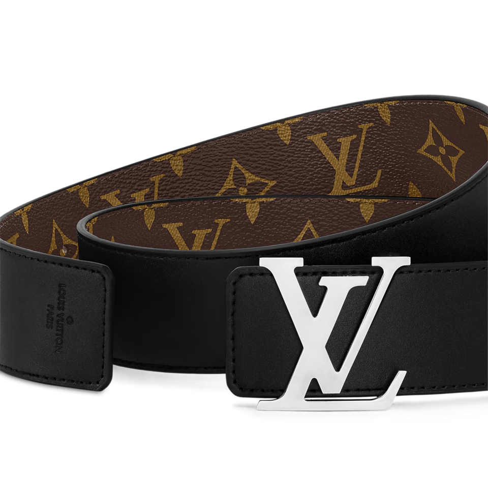 Louis Vuitton LV Silver Initiales 40mm Reversible Men Belt M9821V view 4