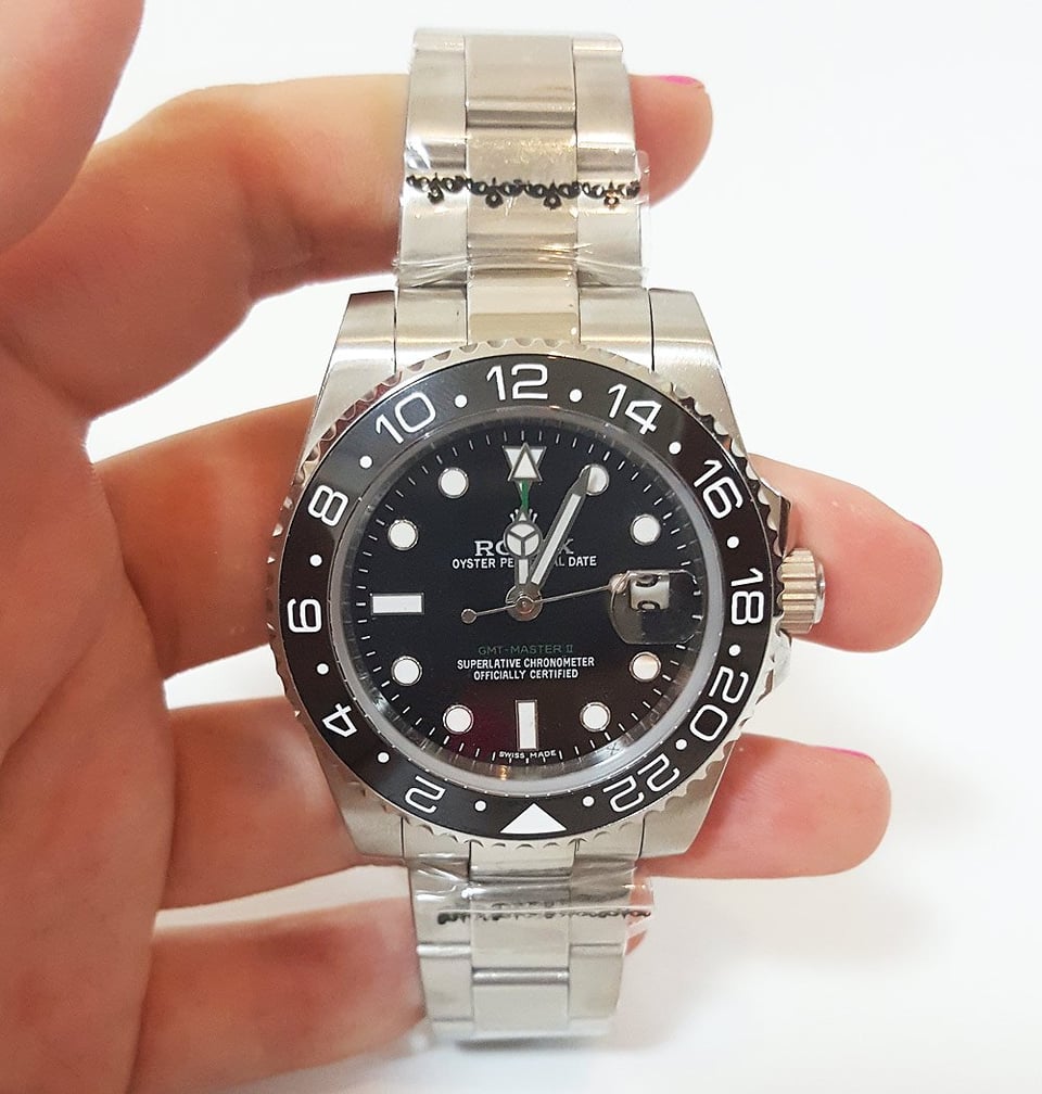 Rolex GMT-Master II 40mm Black Dial 116710 view 6