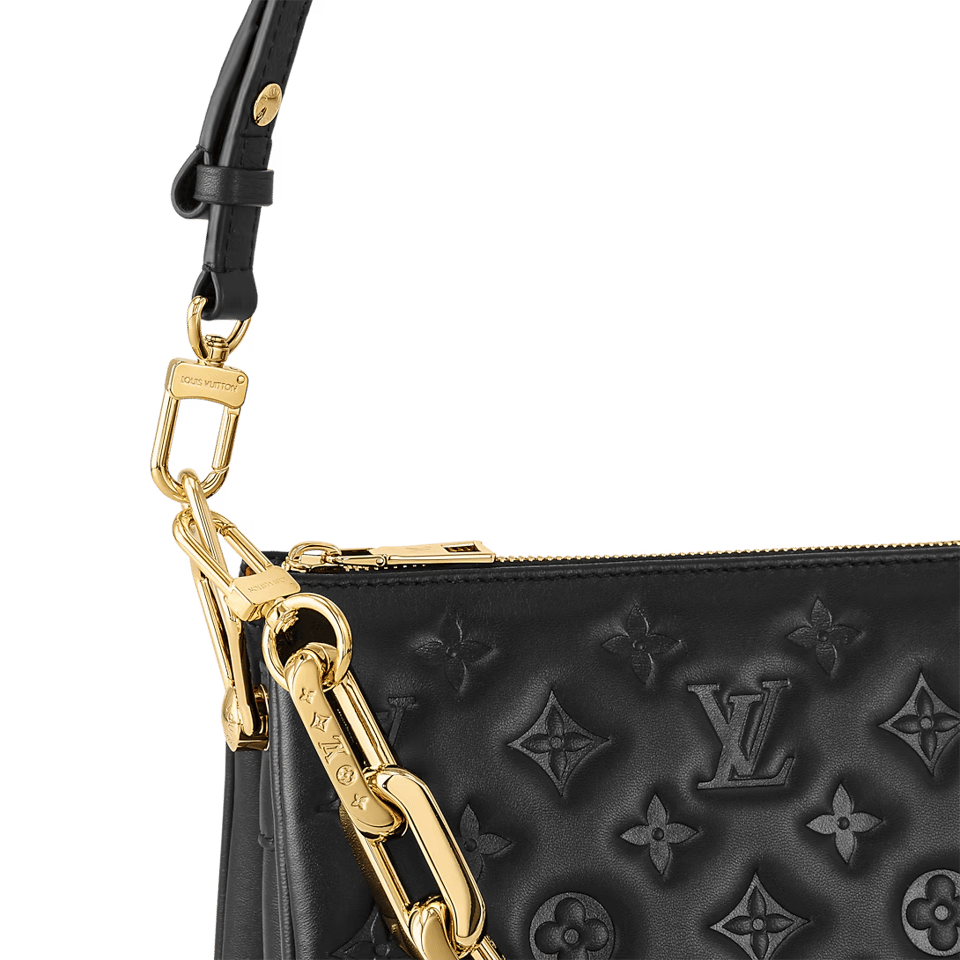 Louis Vuitton Coussin BB 22cm/8.7in Monogram Empreinte Leather Black M21259 – Women view 6