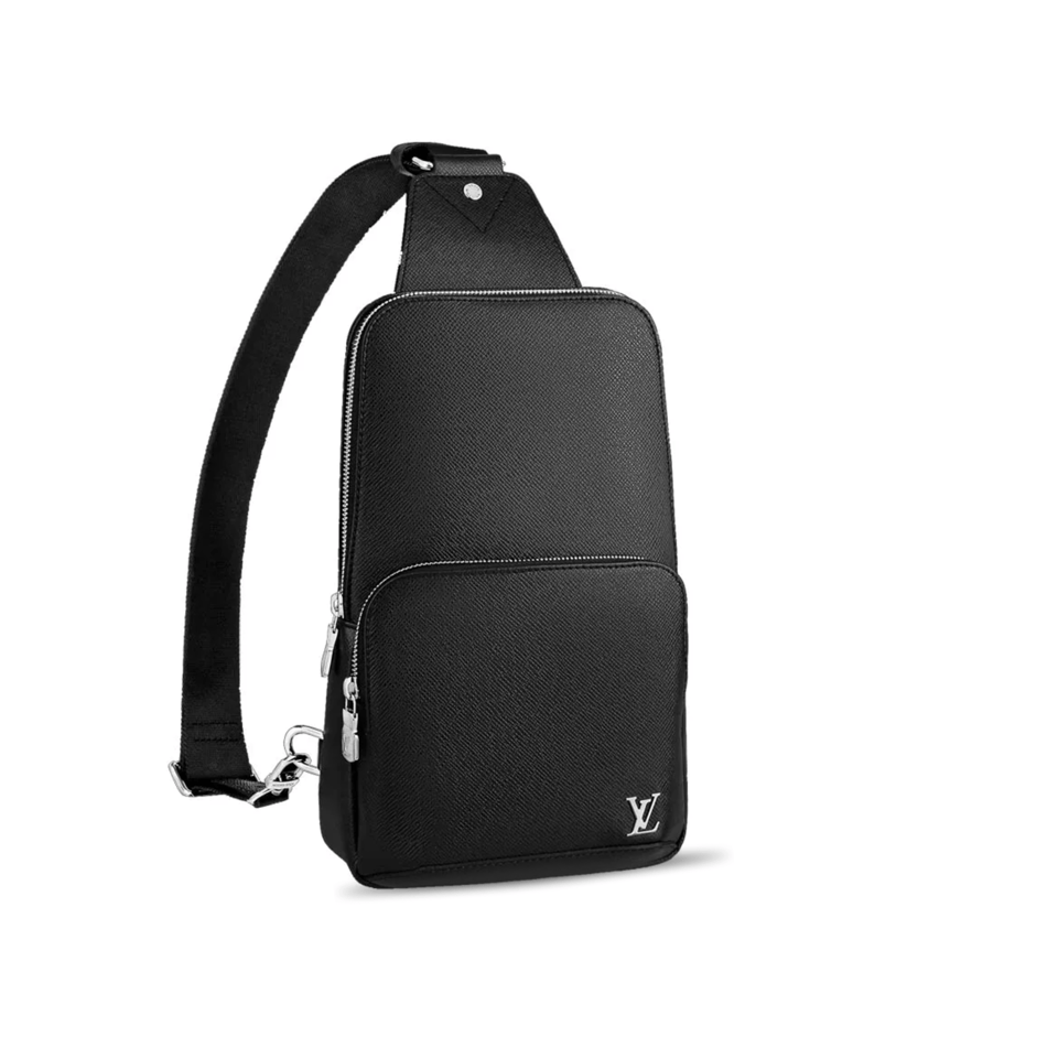 Louis Vuitton Avenue Taiga Black Sling Bag for Men 31cm/12.2in M30443 view 2