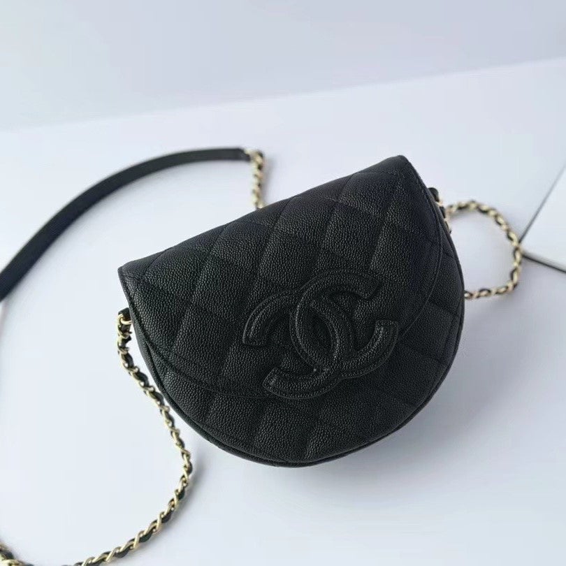 Chanel Mini Messenger 19Cm Black Caviar view 5
