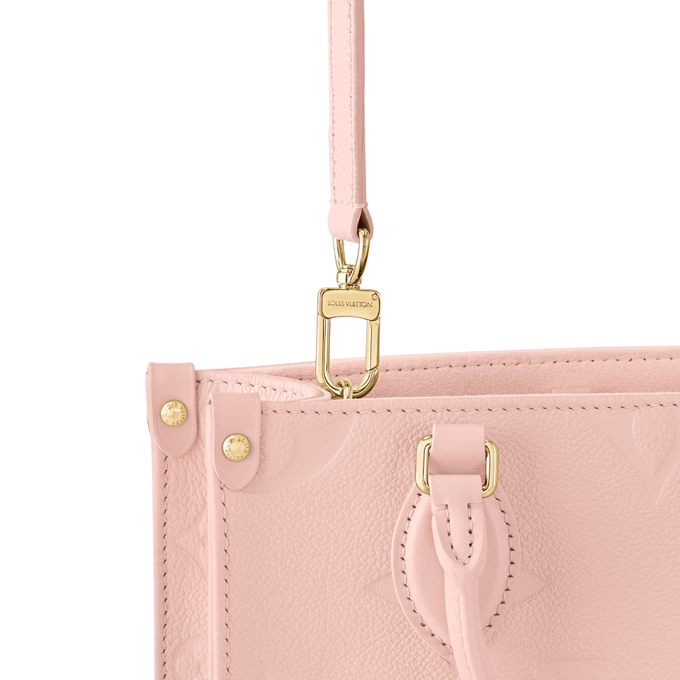 Louis Vuitton Onthego Pm Monogram Empreinte Pink Opale 25Cm M47135 view 4