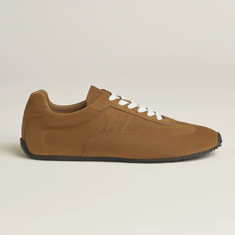 Hermes Master Sneakers Brun Fumé Color Goatskin H261880ZHE5390 view 3