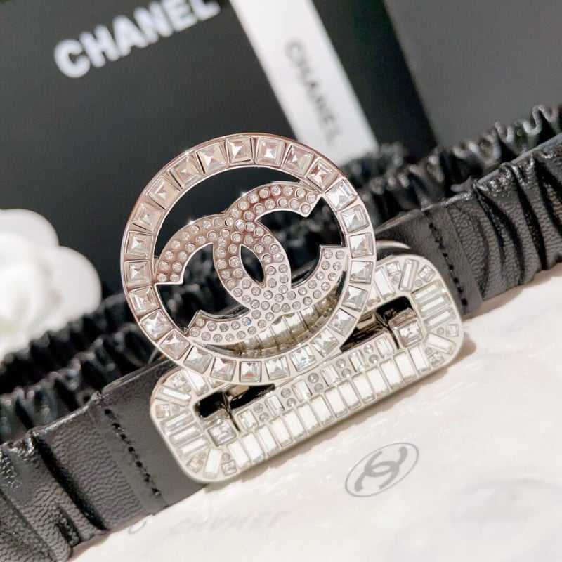 Chanel Elastic Waistbelt Black AA8931 view 5