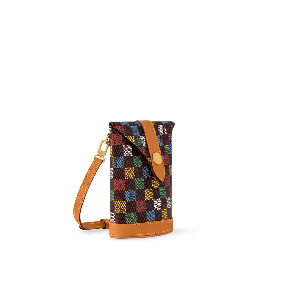 Louis Vuitton Envelope Pouch Vers Damier Ebene Multicolor N00139 18cm/ 7.1in view 4