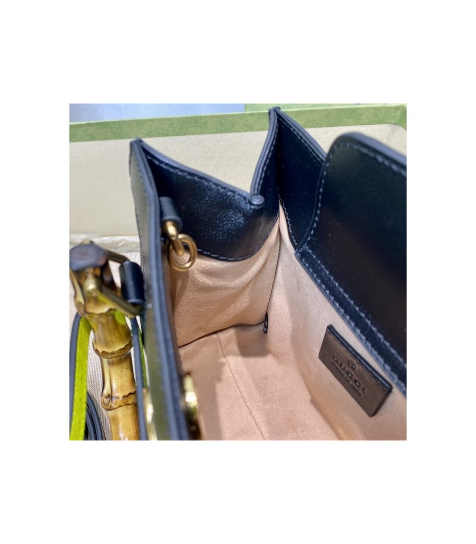 Gucci Diana Mini Tote Bag Black view 15
