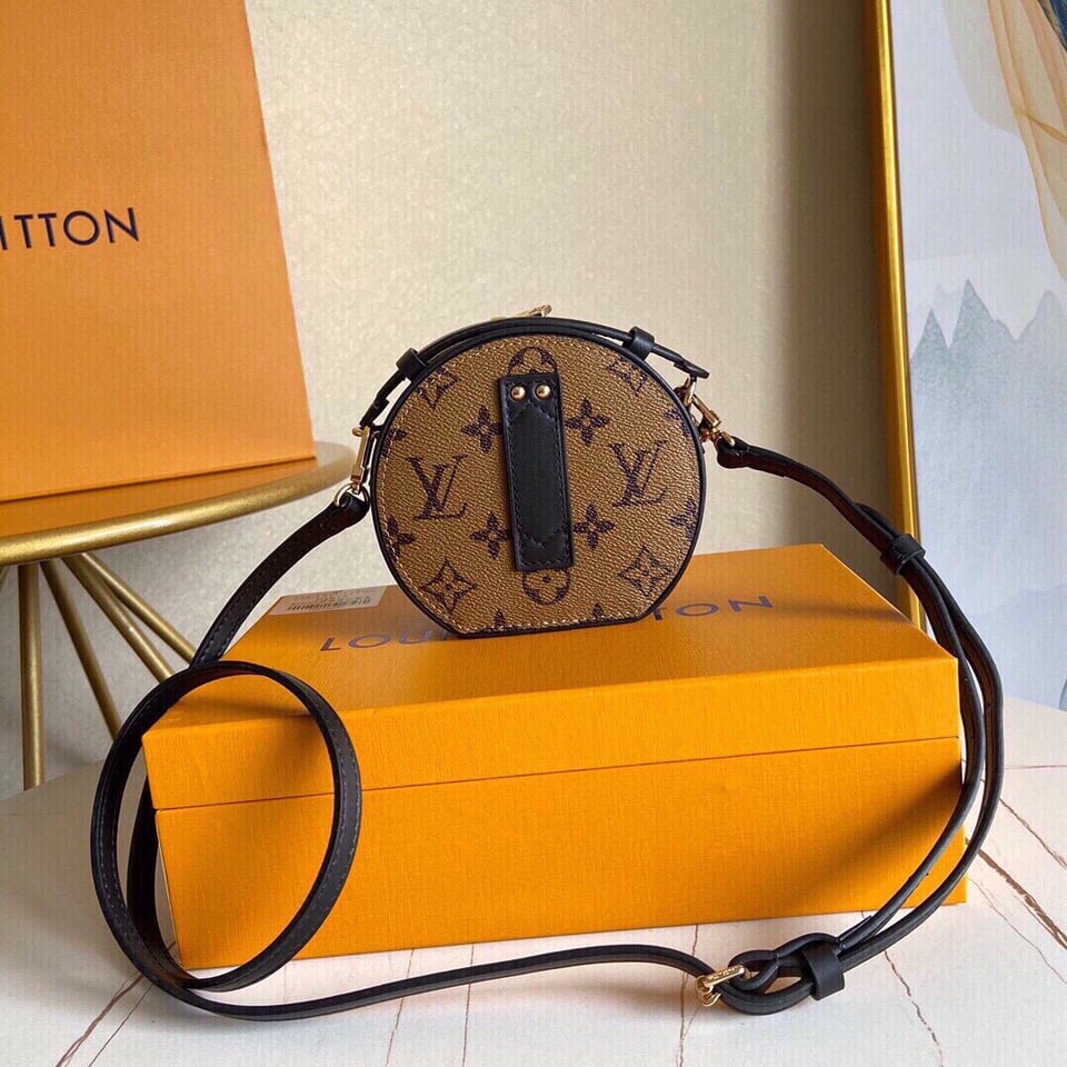Louis Vuitton Mini Boite Chapeau Monogram Reverse – Women – Small Leather Goods 13cm view 9